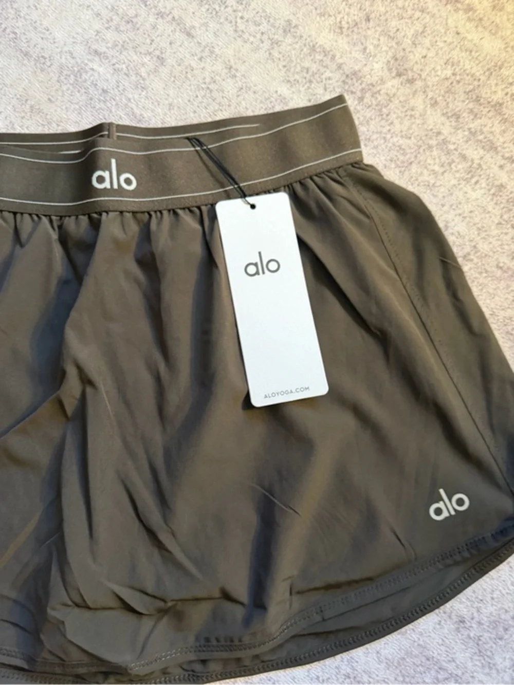 ALO Yoga Black Athletic Skort